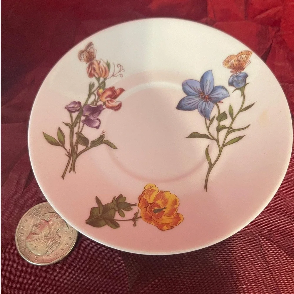 Vintage Cordon Bleu BIA Espresso Cup & Saucer Frieda Collection